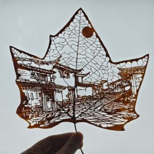 Premium Bespoke · Artisanal Hand-Ancient Street Scene