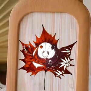 Light Luxury Home Decoration, Artisanal Craftsmanship Masterpiece, Art Ornament – Panda with Bamboo