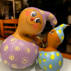 Hand-Painted Gourd Art – “Smiley CTMD Edition”