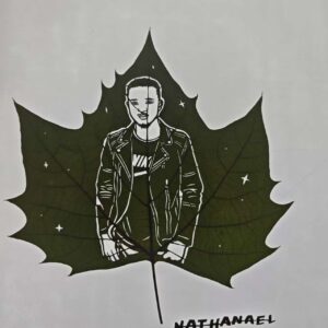 Handmade Real Leaf Carving Portrait Ornament - Custom Personalized Friend Gift (USA Exclusive Style)